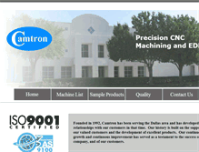 Tablet Screenshot of camtroninc.com